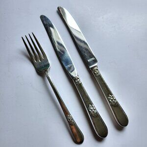 1847 Rogers Bros “Adoration” Silverplate Flatware – Vintage Floral Pattern